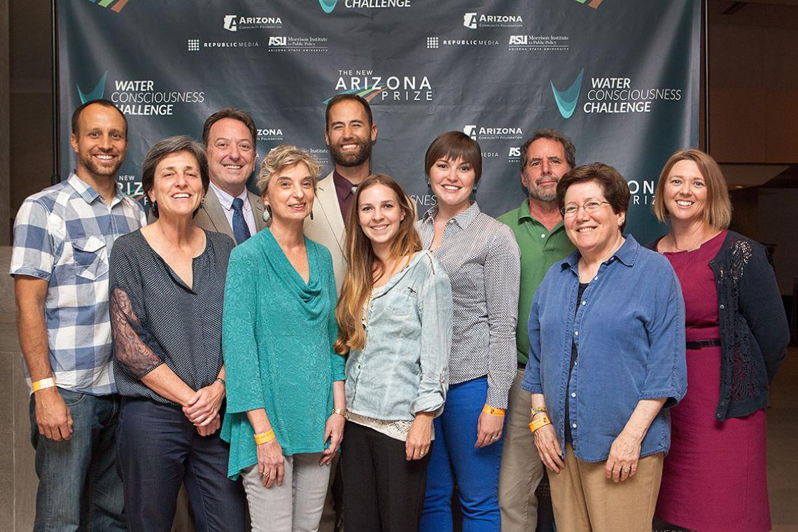 The "Beyond the Mirage" team included : J.D. Gibbs, Kerry Schwartz, John Booth, Susanna Eden, Cody Sheehy, Jatta Sheehy, Brittany Xiu, Dave Bogner, Sharon Megdal and Meg Hagyard. The "Beyond the Mirage" team included : J.D. Gibbs, Kerry Schwartz, John Booth, Susanna Eden, Cody Sheehy, Jatta Sheehy, Brittany Xiu, Dave Bogner, Sharon Megdal and Meg Hagyard.